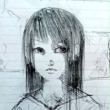 少女ラフ