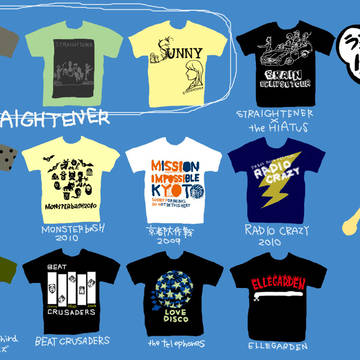【企画】うちのバンドＴシャツ図鑑