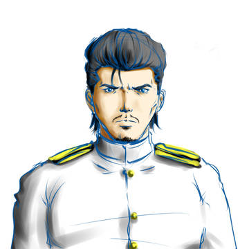 ラクガキおじさん軍人