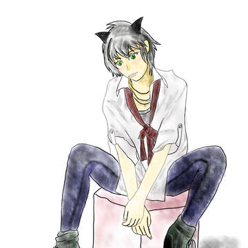 猫耳モデル？
