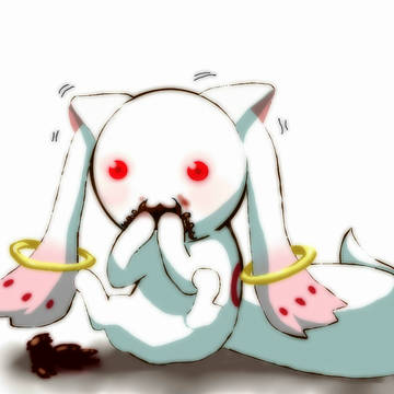 キュゥべえさんももぐもぐ