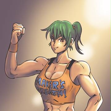 Muscle Girl A