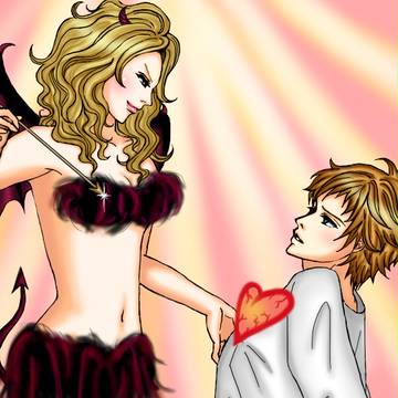 企画参加イラスト「ブラックバレンタイン」