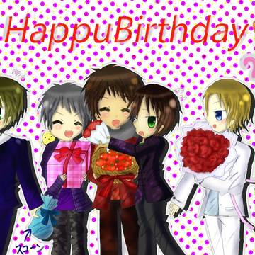遅くなりましたが親分の誕生日イラスト