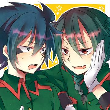 内緒話をしているようです