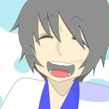 満面の笑み