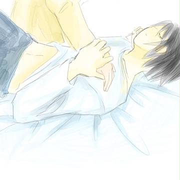 目を瞑る