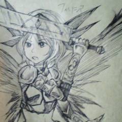 創作:戦士:女の子