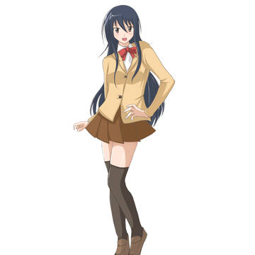 シノにオーバーニーソックス