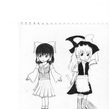 れいむとまりさ　