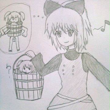 キスメとヤマメ描いてみた！！