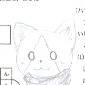 授業中にプリントに落書きしてました…