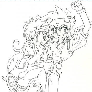 2台目ラムネス+ミルク模写