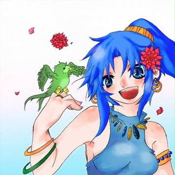 【創作】青の踊り子