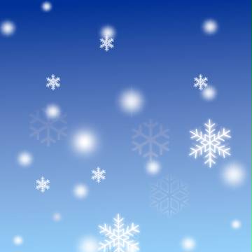 降り続く雪