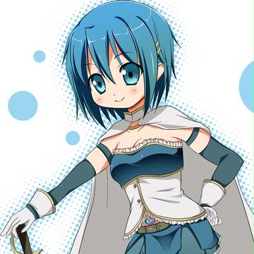 青い魔法少女