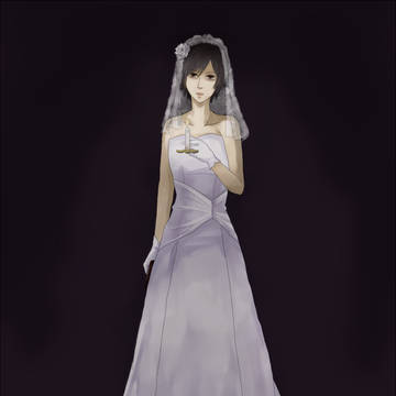 【女装注意】ウェディングドレス姿の耀