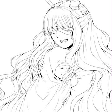 ララ（ぬりえ）