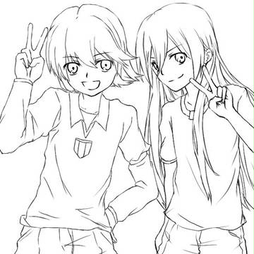 イナズマ　線画