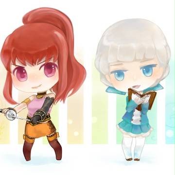 月と太陽。