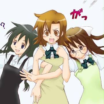 両手に…藁？