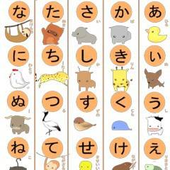 あいうえお表(半分)