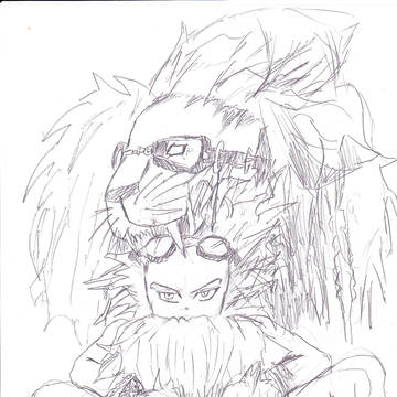 逢魔ヶ刻動物園のシシド君を描いてみました