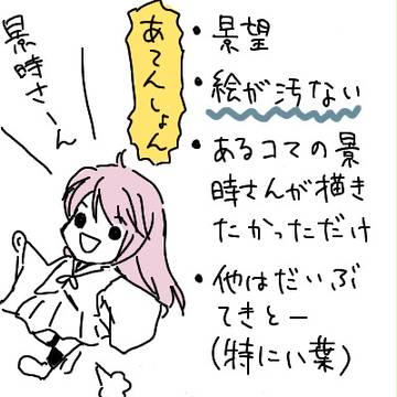 景時さんおたおめ漫画