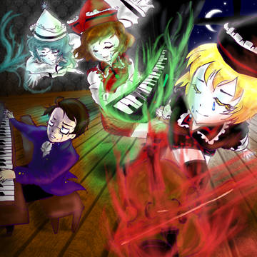 Quartett mit den Poltergeistern