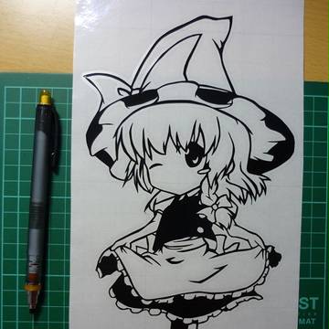 ステッカーにしてみた - マリサ