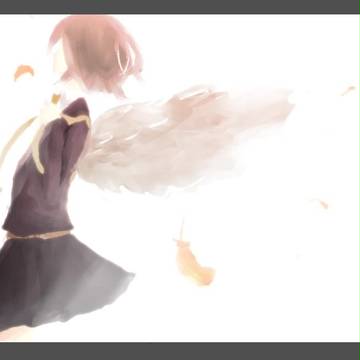 散る桜と通学鞄