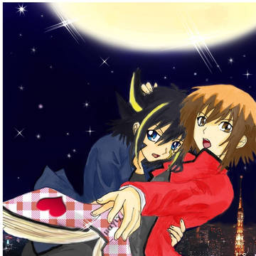 遊星と十代