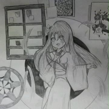 花とナイフ