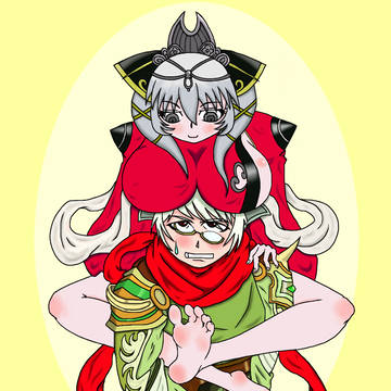 張春華さんの乗馬岱