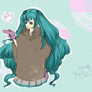 ミクの日!