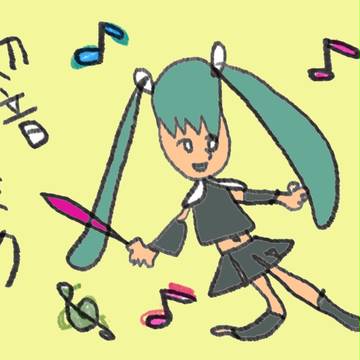 今日の初音さん。