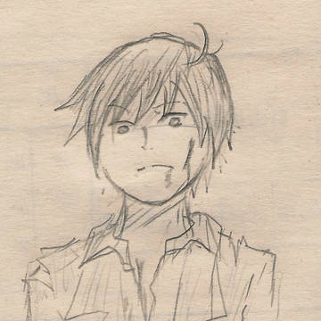 妹が目の前で３分ぐらいで描きあげてくれやがった和命(仮)