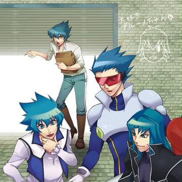 青髪's