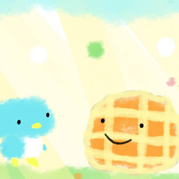 遭遇！でっかいワッフル！