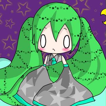 雲の上で星に包まれて