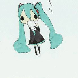 初音ミク描いてみた！