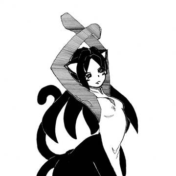 黒猫娘