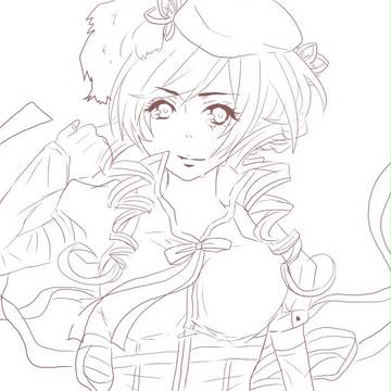 マミさん線画