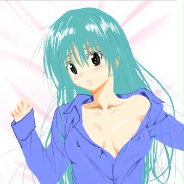 ミクを押し倒す