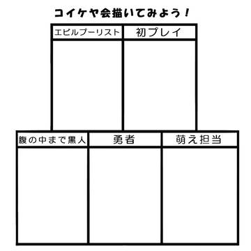 【実況】コイケヤ会描いてみよう！【イメレス】