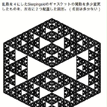 改造版・シェルピンスキのギャスケット