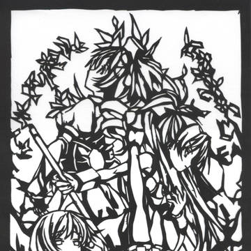切り絵 10話イメージ。。