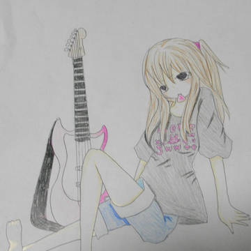 ギター少女。