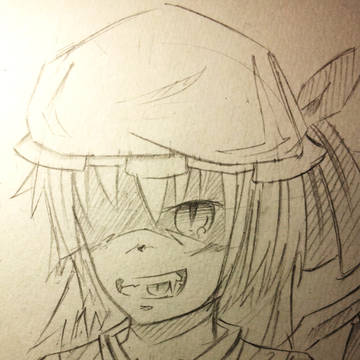 シャーペンでフランちゃん