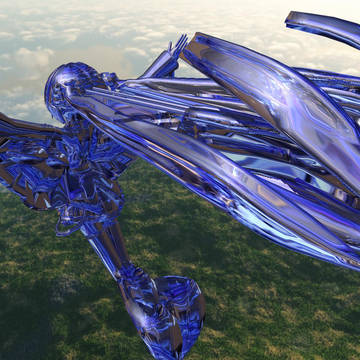 【壁紙】リプミク号ブルーグラス_1920x1080